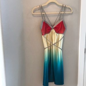 Voom by Joy Han Silk Strappy Dress